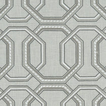 Repeat Silver Fabric by the Metre